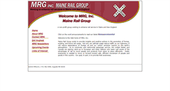 Desktop Screenshot of mainerailgroup.org